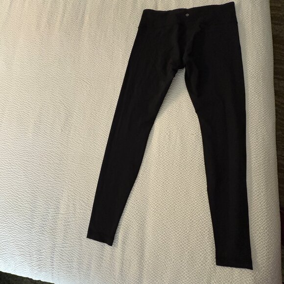 Lululemon Wunder Under Pant III Full-On Luon 28" Black Mid-Rise Yoga Leggings 6 - Picture 6 of 8